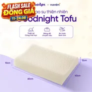 Gối cao su thiên nhiên công thái học Goodnight Tofu