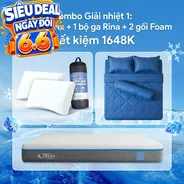 Combo Giải nhiệt 1: Đệm Coolax - Tiết kiệm 1648K