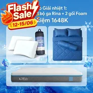 Combo Giải nhiệt 1: Đệm Coolax - Tiết kiệm 1648K