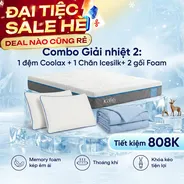 Combo Giải nhiệt 2: Đệm Coolax - Tiết kiệm 808K