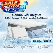 Combo Giải nhiệt 2: Đệm Coolax - Tiết kiệm 808K
