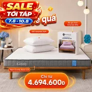 Combo rẻ quá 1: Đệm Foam iComfy Basic 2.0 kèm ga gối