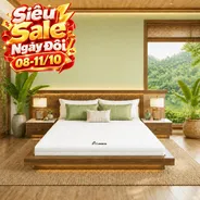 Nệm cao su Gummi 7zones nhập khẩu dày 12cm