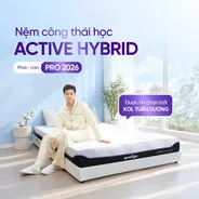 (Phiên bản Pro 2026 - x3 Kikoo) Nệm foam Goodnight Active Hybrid làm mát