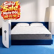 Nệm lò xo túi độc lập thế hệ mới Amando Goodnight Magic nâng đỡ êm ái 20cm