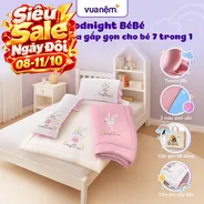 Bộ tấm trải trẻ em đi học Goodnight Bebé