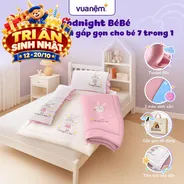 Bộ tấm trải trẻ em đi học Goodnight Bebé
