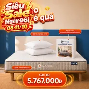 Combo Lò Xo Siêu Tiết Kiệm: Nệm Amando Eco Kèm Ga Chun