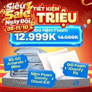 Combo Điều Hòa Thân Nhiệt 1: Nệm Cloud 2.0, Ga Bliss, 2 Gối - Tiết kiệm 1117K