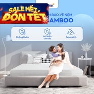 Bảo vệ nệm Doona Bamboo chống bụi bẩn, thoáng khí
