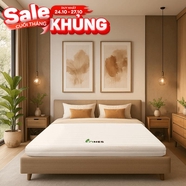 Nệm cao su Gummi 7zones nhập khẩu dày 12cm