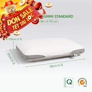 Gối cao su Gummi Standard 100% thiên nhiên thoáng khí