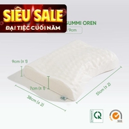 Gối cao su Gummi Oren 100% thiên nhiên massage cổ vai gáy