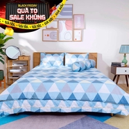 Bộ chăn ga phủ cotton Amando Dream 5 chi tiết