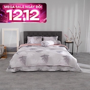 Bộ chăn ga phủ tencel Amando Confident TC63 5 chi tiết