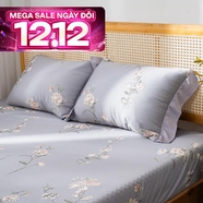Bộ ga chun Lụa tencel cao cấp Amando Bliss 4 chi tiết mã TC005
