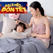 Vỏ chăn Cotton satin AMD The Essentials Đơn Sắc 3 màu