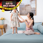 Bộ Ga chun Cotton satin AMD The Essentials Đơn Sắc 4 Chi Tiết CS004