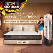 Nệm lò xo Amando Elite Original túi độc lập tiêu chuẩn khách sạn 5 sao dày 23cm