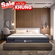 Nệm lò xo túi độc lập Amando Elite Plus giảm tiếng ồn dày 25cm
