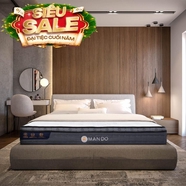 Nệm lò xo túi độc lập Amando Elite Plus giảm tiếng ồn dày 25cm