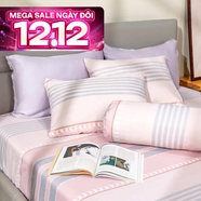 Bộ ga chun tencel Amando Celia 4 chi tiết TP003