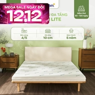 Nệm cao su đa tầng Gummi Lite giá tốt dày 10cm