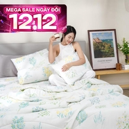 Bộ ga chun tencel Amando Celia 4 chi tiết màu trắng