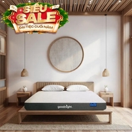 Nệm foam Goodnight Massage 2.0 (Hachi) giảm áp lực dày 15cm