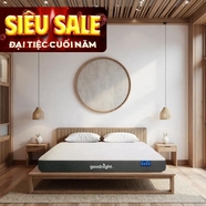 Nệm foam Goodnight Massage 2.0 (Hachi) giảm áp lực dày 15cm