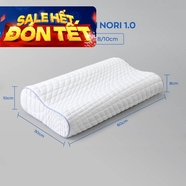 Gối foam Goodnight Nori 1.0 lượn sóng nâng đỡ cổ vai gáy