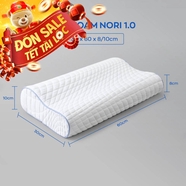 Gối foam Goodnight Nori 1.0 lượn sóng nâng đỡ cổ vai gáy