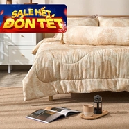 Chăn chần sợi gỗ thiên nhiên tencel Amando Aleena