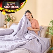 Bộ chăn ga chun sợi gỗ thiên nhiên Amando Jamila 5 chi tiết LC012