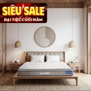 Nệm lò xo Goodnight SleepWave Hybrid (Sleep Wave 4.0) giảm tiếng ồn dày 20cm