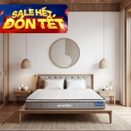 Nệm lò xo Goodnight SleepWave Hybrid (Sleep Wave 4.0) giảm tiếng ồn dày 20cm