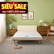 Nệm bông ép cao cấp Wonjun Pure Premium nâng đỡ vững chắc dày 12cm gấp 2