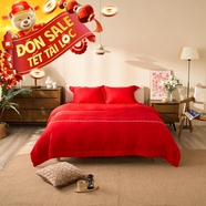 Bộ chăn ga Amando Love ấm áp, sang trọng