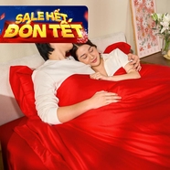 Bộ chăn ga Amando Love ấm áp, sang trọng