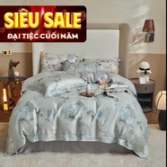 Bộ ga chun Lụa tencel cao cấp Amando Bliss 4 chi tiết mã TC008