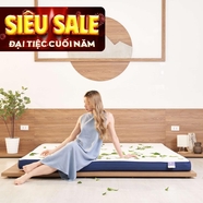 Nệm foam Goodnight Nagoya kháng khuẩn dày 12cm
