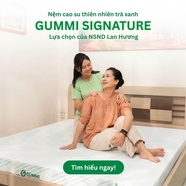 Nệm Gummi Signature – Công nghệ kép, nâng đỡ vượt trội, kháng khuẩn tối đa