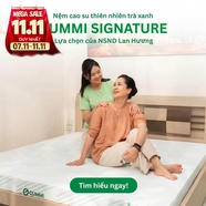 Nệm Gummi Signature – Công nghệ kép, nâng đỡ vượt trội, kháng khuẩn tối đa