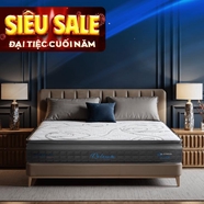 Nệm lò xo Dunlopillo de.Stress Release túi độc lập phân 5 vùng nâng đỡ chuyên sâu