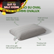Gối cao su thiên nhiên Gummi Ovalux