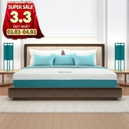 Nệm foam Nhật Bản Aeroflow Wave massage toàn diện dày 20cm