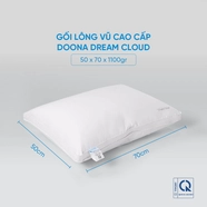 Gối lông vũ Doona Dream Cloud cao cấp siêu êm ái