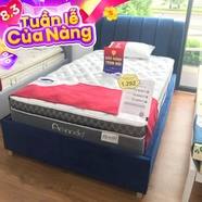 Giường vải GoBy Lux X2 nỉ