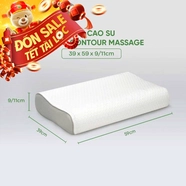 Gối cao su Gummi Contour Massage 100% thiên nhiên công thái học