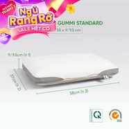 Gối cao su Gummi Standard 100% thiên nhiên thoáng khí